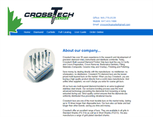 Tablet Screenshot of crosstechcanada.com